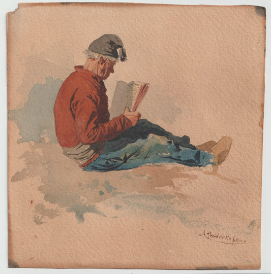 August von Pettenkofen signiert