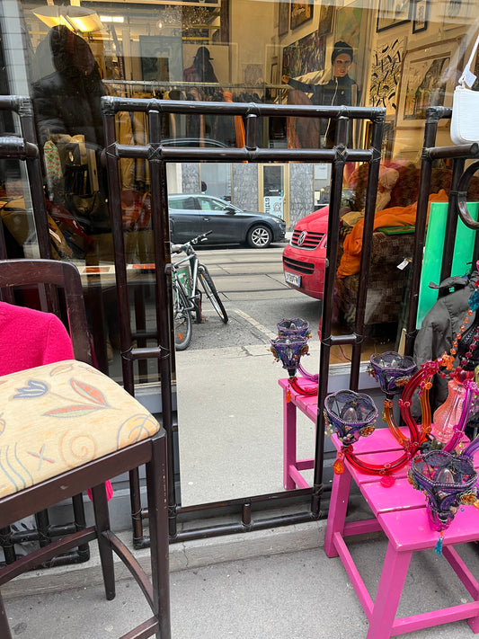 Vintage Spiegel Bambus