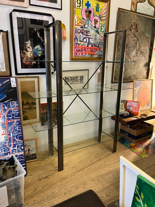 Vintage Metall Glasregal