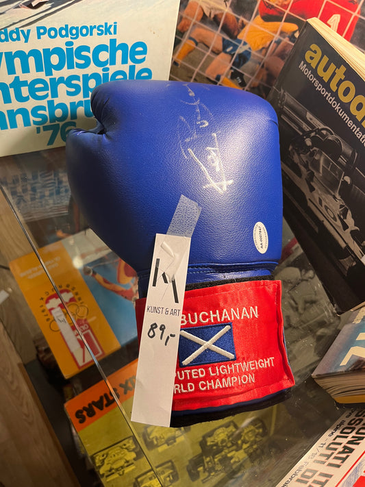 Original Ken Buchanan Boxhandschuh signiert