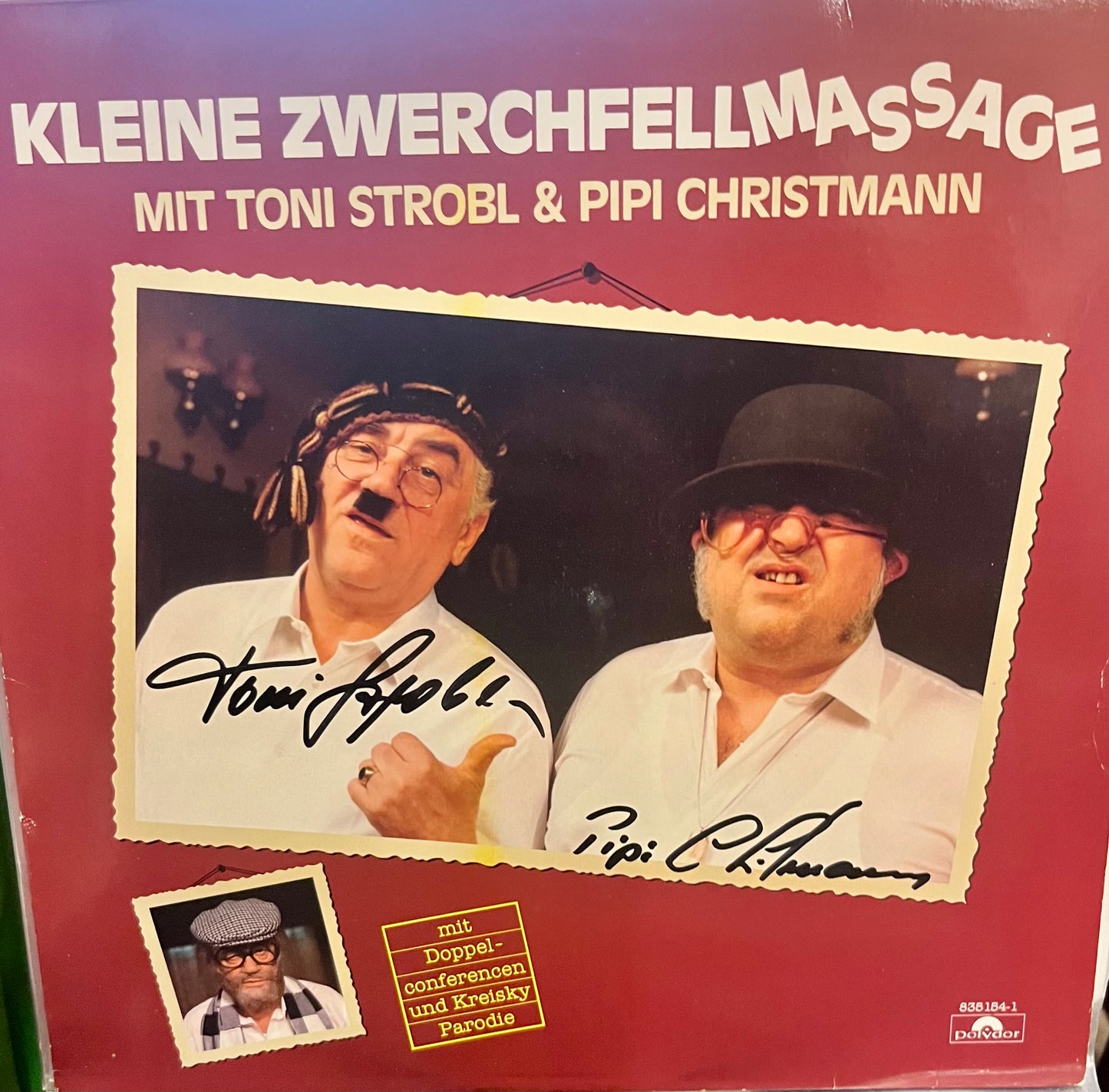 Signierte Toni Strobl & Pipi Christmann Schallplatte