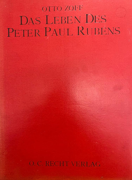 Das Leben des Peter Paul Rubens, Otto Zoff 1922