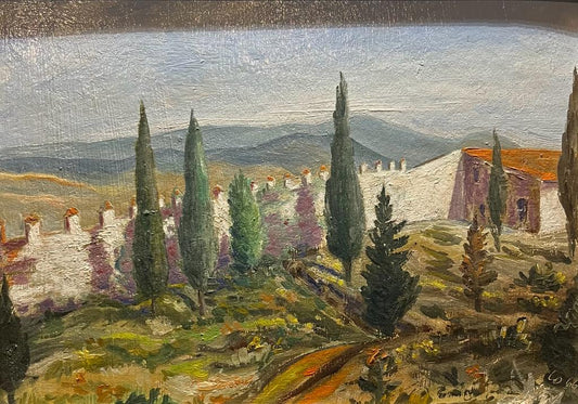 Spanische Landschaft Malága, Leopold Ozegovic 1966