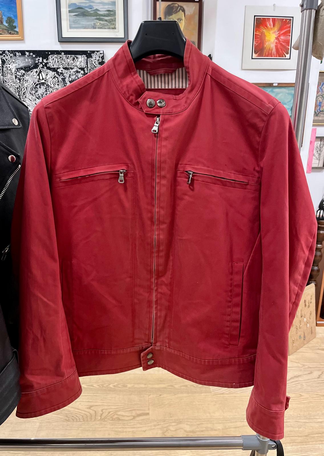 Vintage Jacke Rot Hugo Boss