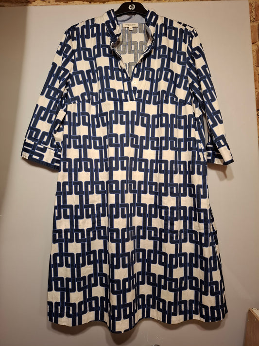 Baumwolle Kleid gr. 44