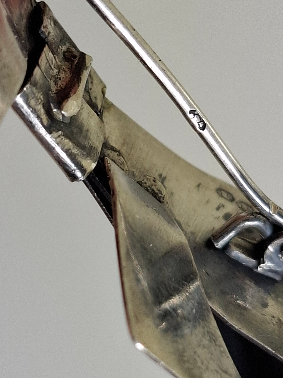Silver 800 Bow Brooch, circa 1930s–1940s