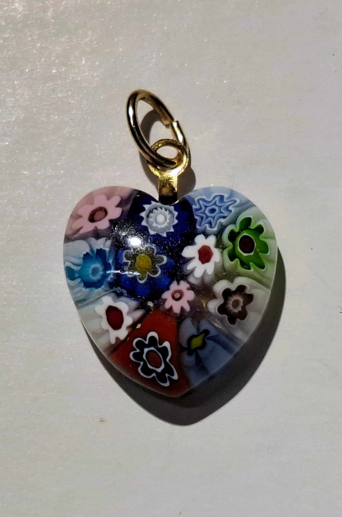 Millefiori multicolour anhanger
