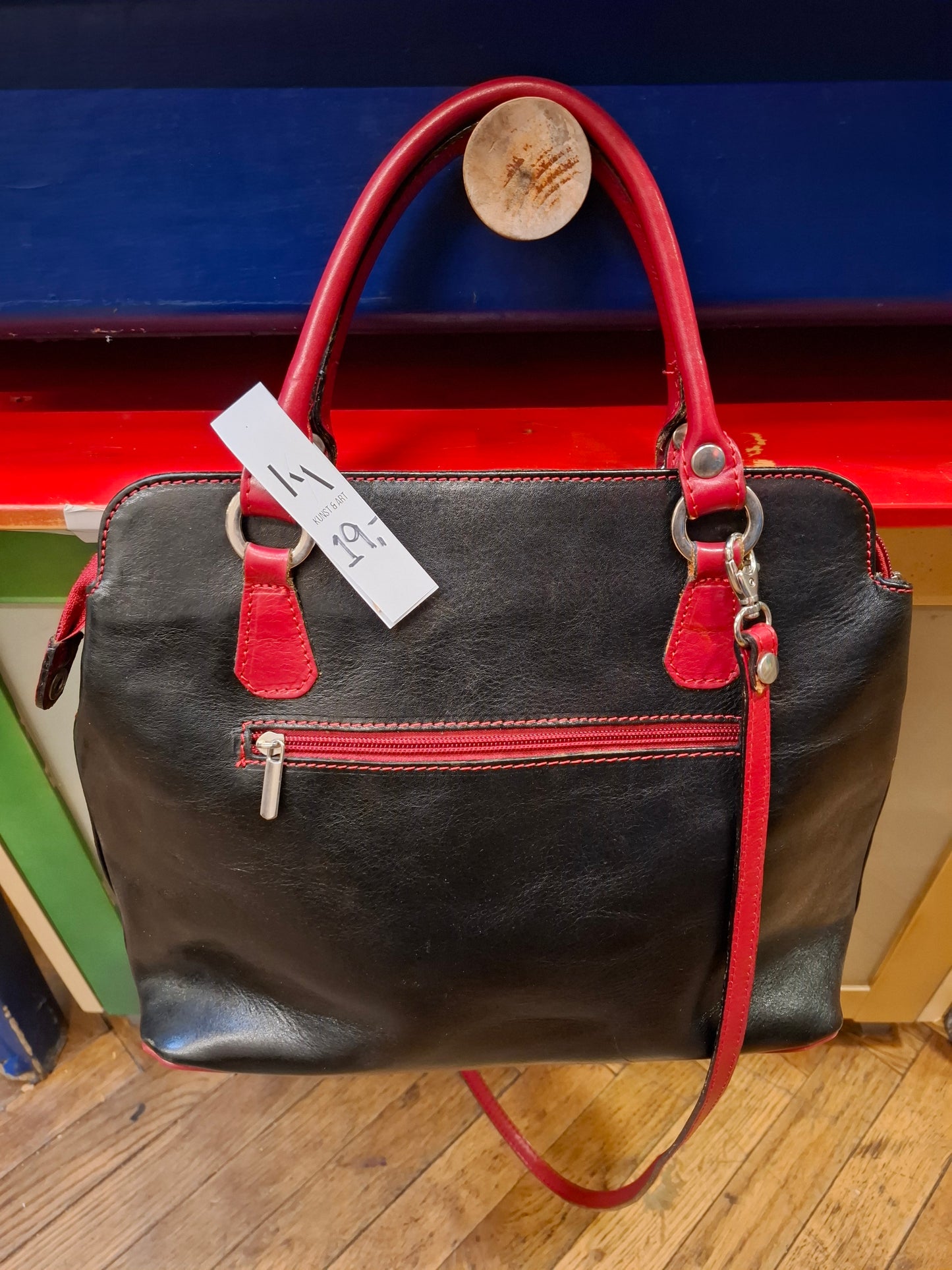 Vintage Jacques Christo Lederhandtasche