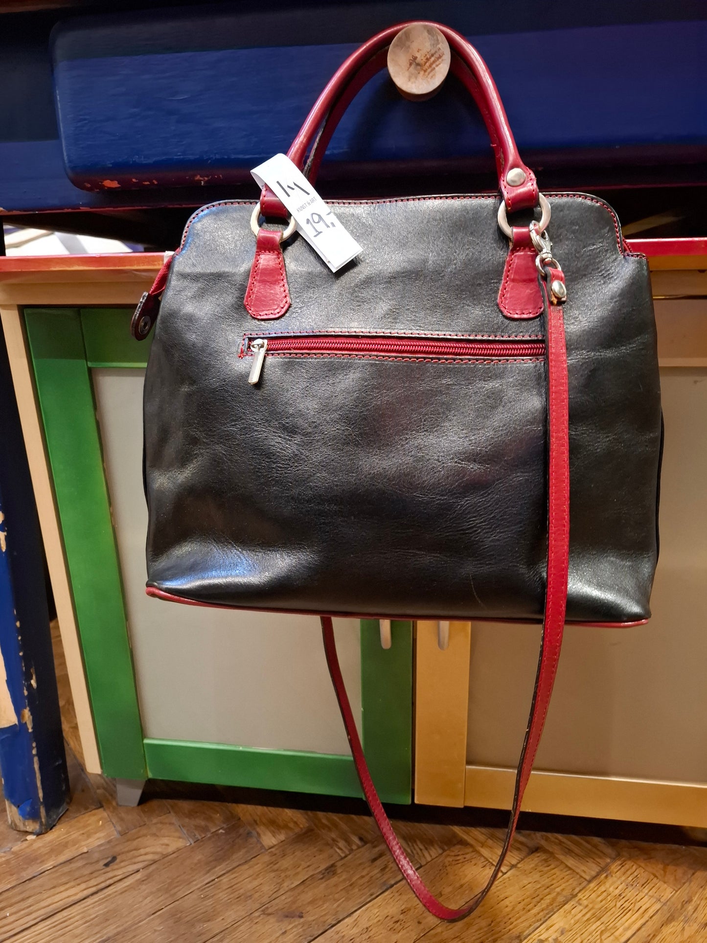 Vintage Jacques Christo Lederhandtasche